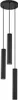 Lindby Hängeleuchte Joffrey, Ø 24 cm, schwarz, 3-flg., GU10 Produktbild-Vorschau 2