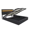 INONEFT Gestoffeerd bed 160x200 cm, jeugdbed met LED/USB, Productafbeelding-voorbeeld 12