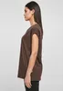 Urban Classics Ladies - Organic Extended Shirt braun - XXL Voir les images du produit 9