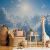 Vlies Fototapete - Heavenly Calm: Warm Rays of the Sun Produktbild-Vorschau 1