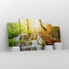 Bild auf Leinwand - Leinwandbild - Park Wasserfall Wasser - Produktbild-Vorschau 4