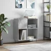 vidaXL Plattenschrank Betongrau 84,5x38x89 cm Holzwerkstoff Produktbild-Vorschau 2