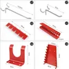 Werkzeughaken - Hakenset für Lochwand/Pegboard - Kunststoff Produktbild-Vorschau 4
