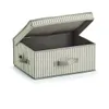 Składany pojemnik tekstylny z pokrywą, 38 x 29 x 16,5 cm, Podgląd zdjęcia produktu 2