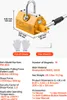 Magnes podnoszący SucceBuy z magnesem stałym i udźwigiem Podgląd zdjęcia produktu 7
