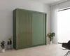 Krudox PST Kleiderschrank Schiebetür Grün 203x216x62 cm 4 Produktbild-Vorschau 1