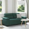 vidaXL 2-Sitzer-Sofa Dunkelgrün 180x81x84 cm Stoff Produktbild-Vorschau 2