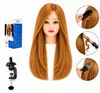 Główka głowa treningowa fryzjerska Jessica włos ludzki 55 Podgląd zdjęcia produktu 1