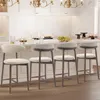 A kitchen island with four bar stools. Anteprima dell’immagine prodotto