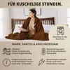 Grafner Heizdecke aus Plüsch 180 x 130 cm braun | Produktbild-Vorschau 2