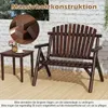 Banc de jardin 2 places COSTWAY en bois, banc en bois Voir les images du produit 7