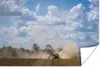 MuchoWow® Poster Traktor - Luft - Boden 120x80 cm - Bilder Produktbild-Vorschau 1