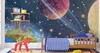 Muralo XXL Vlies FOTOTAPETE COSMOS Welt Planetenstadt 3D Produktbild-Vorschau 3