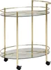 Carrello di servizio design oro 67x79 cm mobile mini bar | Anteprima dell’immagine prodotto 1