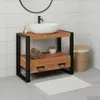 vidaXL Szafka podumywalkowa brązowa 71 x 33 x 58 cm lite Podgląd zdjęcia produktu 1