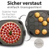Kuchen Transportbox quadratisch, 28,5 x 28,5 x 13,5 cm Produktbild-Vorschau 2