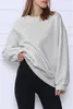 ASKSA Damen Sweatshirts Basic Rundhals Langarmshirt Loose Produktbild-Vorschau 2