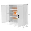 ML-Design Aktenschrank abschließbar, 90x40x109 cm Weiß, Produktbild-Vorschau 6