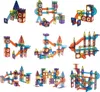 A collage of nine different magnetic building block marble run sets. Náhľad obrázku produktu
