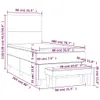 Boxspringbett mit Matratze Rosa 80x200 cm Samt Produktbild-Vorschau 7
