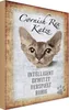 vianmo Holzschild 18x12 cm Cornish Rex Katze Tier Haustier Produktbild-Vorschau 1
