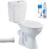 Stand-WC mit Taharetfunktion und waagerechtem Wandabgang Produktbild-Vorschau 1