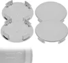 4X 56,5mm Nabenkappen Felgen Deckel Radnaben Kappen Grau Produktbild-Vorschau 6