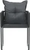 vidaXL Gartenstühle 2 Stk. mit Polstern Poly Rattan Schwarz Produktbild-Vorschau 2