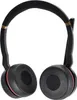 A pair of black over-ear headphones with gold accents and red trim, shown against a white background. Náhľad obrázku produktu