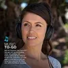A woman wearing headphones outdoors. Náhled obrázku produktu