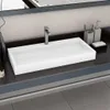 vidaXL Lavabo 100 x 46 x 11 cm Fonte minérale/fonte de Voir les images du produit 2