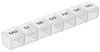 WELLGRO Tablettenbox für 7 Tage - Pillendose 1 Fach pro Tag Produktbild-Vorschau 1