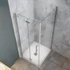 70X70X195cm Duschkabine Dusche Falttür Scharniertür Produktbild-Vorschau 5