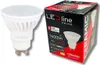 A product shot of an LED light bulb and its packaging. Anteprima dell’immagine prodotto