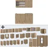 Küchenzeile Vicco R-Line Artisan-Eiche/Goldkraft Eiche 140 Produktbild-Vorschau 9
