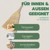 Novatool 2x Kleiner Besen Reisigbesen mit Stiel kurz 40cm Produktbild-Vorschau 3