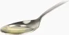 A close-up of a spoon filled with a yellow liquid. Anteprima dell’immagine prodotto
