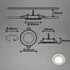 Briloner Gima 3er Set LED Einbaustrahler 230V, Produktbild-Vorschau 5
