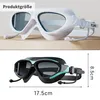 Schwimmbrille für Herren und Damen, UV-Schutz Verstellbar Produktbild-Vorschau 2