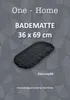 Badewannenmatte Duschmatte 36x69 cm schwarz Produktbild-Vorschau 2