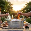 BigDean 2er SET Getränkewanne 24 Liter Zinkwanne Set Produktbild-Vorschau 8