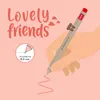 Legami Gel Pen Lovely Friends Teddy Bear, mit Tierdeko, Produktbild-Vorschau 6