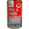 A cylindrical can of grill and chimney lighter cubes. Produktbild-Vorschau