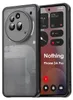 A close-up shot of a smartphone with a transparent back case, showing its internal components, and its screen displaying a user interface with various app icons and text. Produktbild-Vorschau