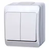 Elektro-Plast | Interruttore Doppio Hermes - Bianco - IP44 Anteprima dell’immagine prodotto 14