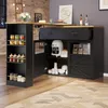 MODFU Îlot De Cuisine Extensible avec Fonction Pivotante et Voir les images du produit 1