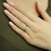 0,35 Carat Solitär Diamantring 14 Karat Weißgold Produktbild-Vorschau 2