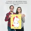 Mr. & Mrs. Panda Bild Einhorn Wut DIN A2 - Gelb Pastell - Produktbild-Vorschau 4
