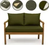 Gartenkissen Set grün – 100x60 + 2x50x56 cm – Für Produktbild-Vorschau 2