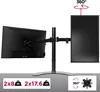 Duronic DM15D2 Monitorarm | Standfuß für 27" Zoll Produktbild-Vorschau 4